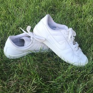 White Nike shoes
